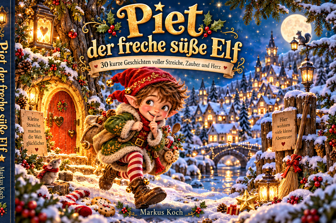 Piet der freche süße Elf – das illustrierte Taschenbuch von Markus Koch